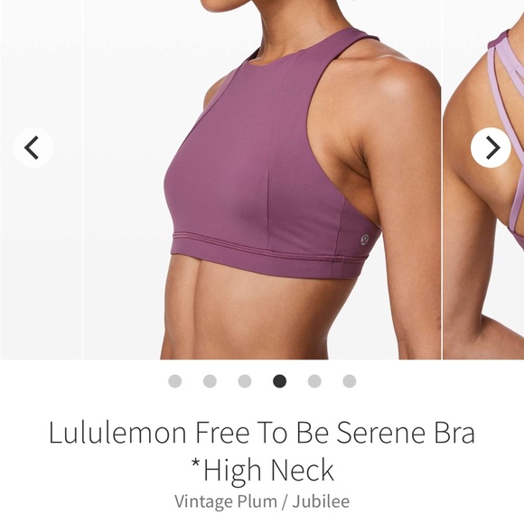 Lululemon Free To Be Serene Bra - purple size 6 - Picture 3 of 7